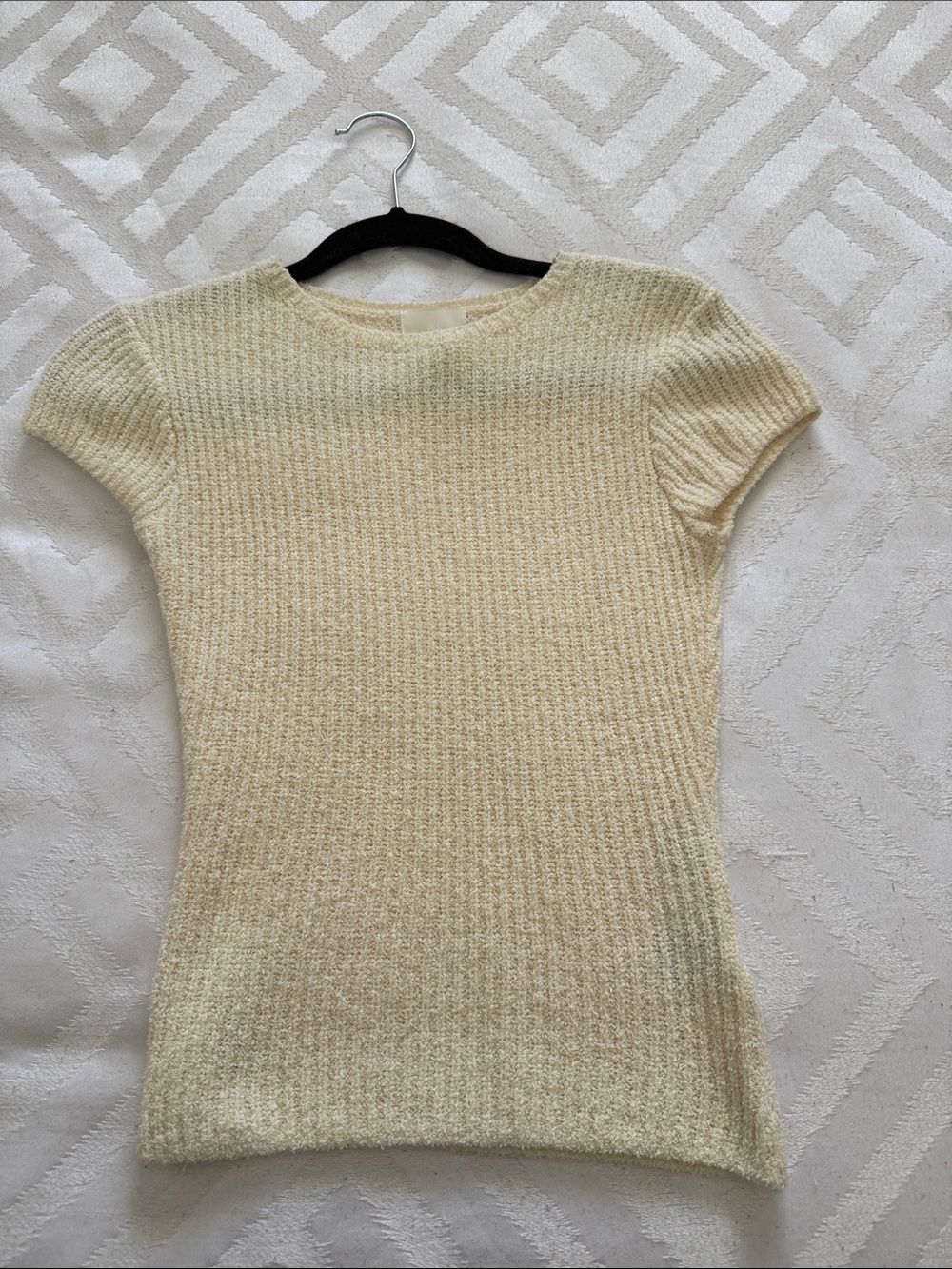 H&M Cream Rib Knit Top - Picture 2 of 3